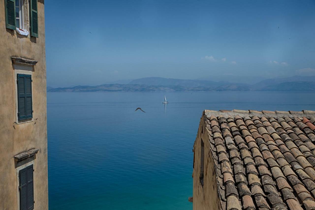 Serene Sea View Apartment In Corfu Old Town Ngoại thất bức ảnh