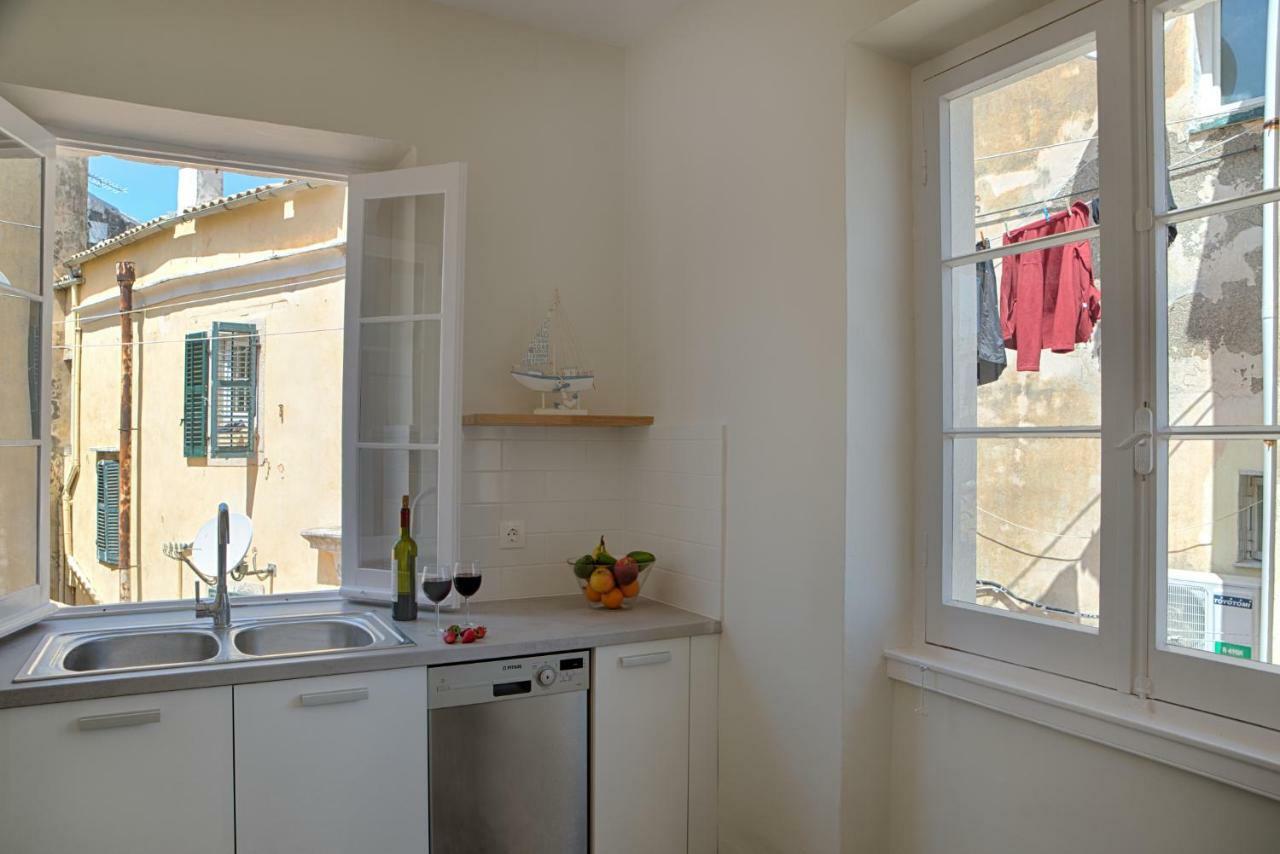 Serene Sea View Apartment In Corfu Old Town Ngoại thất bức ảnh